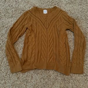 Mustard yellow sweater